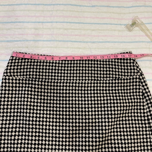 Talbots Tweed Diamond Houndstooth Skirt NWT Size 14p - Picture 6 of 7
